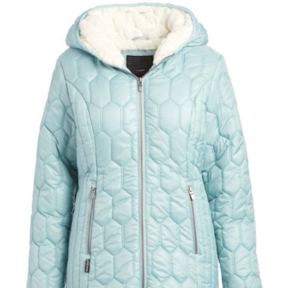 Hooded Glacier Quilted Shield Puffer Jacket